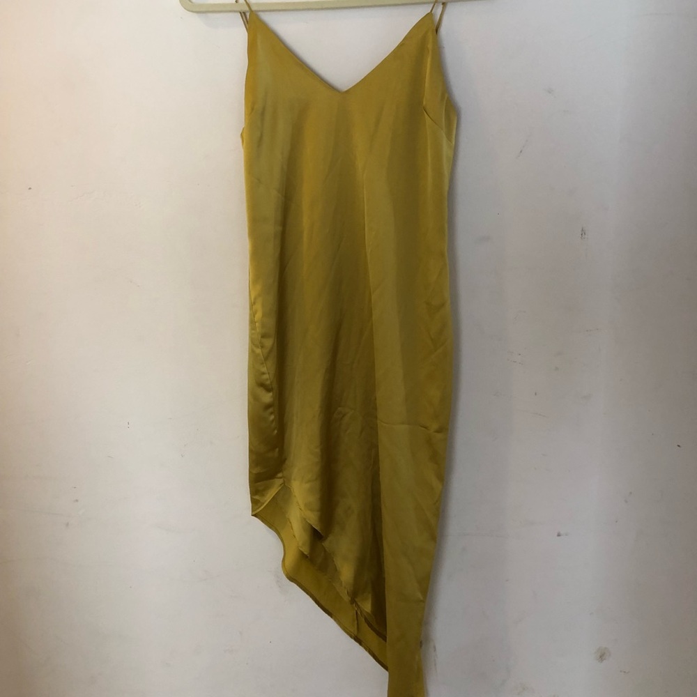 VAGABOND high/ low silk slip dress